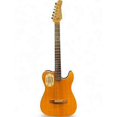 Used Godin Acousticaster Deluxe Natural Acoustic Electric Guitar