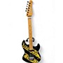 Used Godin DERRY GREHAN SIGNATURE TREAD GRAPHICS Black Solid Body Electric Guitar Black