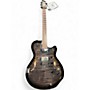 Used Godin FLAT FIVE X Black Acoustic Electric Guitar Black