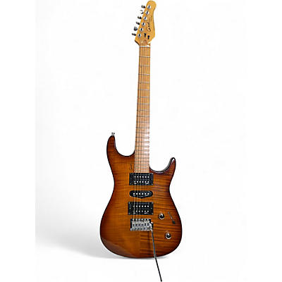 Used Godin FREEWAY CLASSIC Brown Sunburst Solid Body Electric Guitar