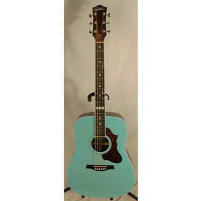 Used Godin Imperial Laguna Turquoise Acoustic Electric Guitar