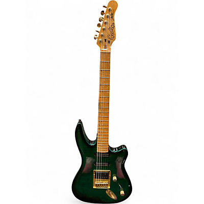 Used Godin Jeff Cook Signature Green Solid Body Electric Guitar