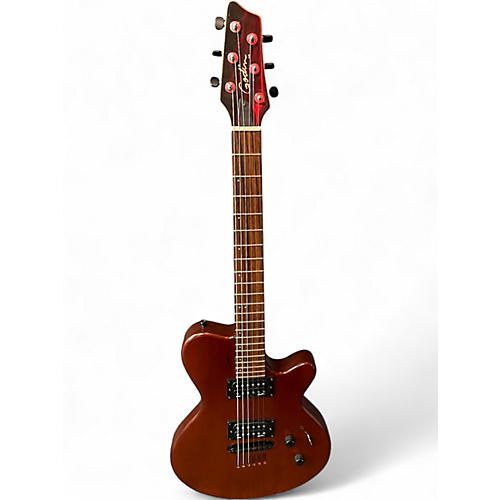 Used Godin LG HB Transparent Cherry Solid Body Electric Guitar Transparent Cherry