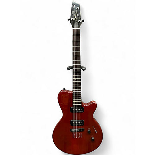Used Godin LGSP90 Dark Cherry Burst Solid Body Electric Guitar Dark Cherry Burst