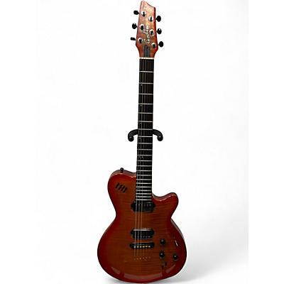 Used Godin LGX-SA Orange Solid Body Electric Guitar