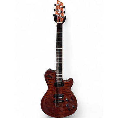 Used Godin LGX-SA Satin Red Solid Body Electric Guitar