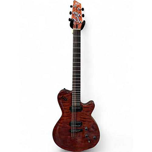 Used Godin LGX-SA Satin Red Solid Body Electric Guitar Satin Red