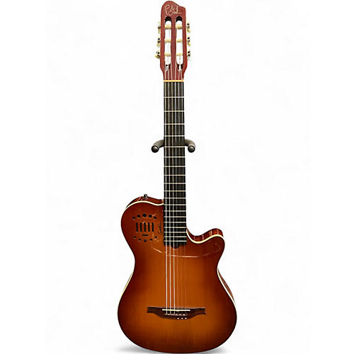 Used Godin MULTIAC GRAND CONCERT DUET AMBIANCE 2 Tone Sunburst Acoustic Electric Guitar 2 Tone Sunburst
