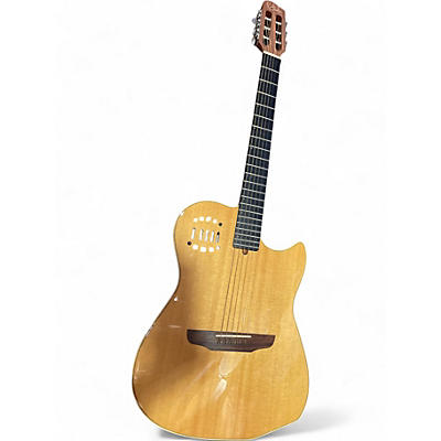 Used Godin MULTIAC NYLON SA Natural Acoustic Electric Guitar