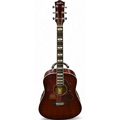 Used Godin Metropolis LTD Havana Burst Acoustic Electric Guitar
