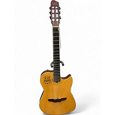 Used Godin Modded Multiac Nylon SA Natural Classical Acoustic Electric Guitar