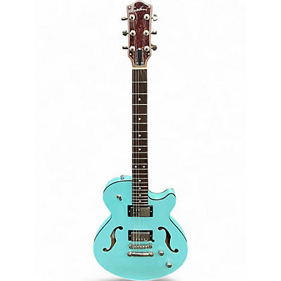 Used Godin Montreal Premiere HT Baltic Blue Hollow Body Electric Guitar