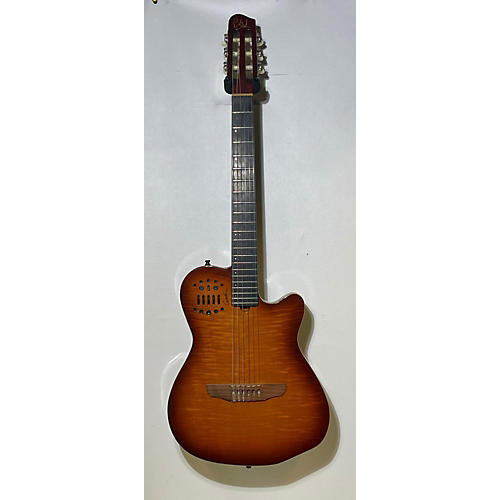 Godin Used Godin Multiac ACS SA W/ USB Light Burst Flame Acoustic Electric Guitar Light Burst Flame