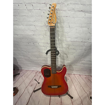 Godin Used Godin Multiac Cherry Sunburst Classical Acoustic Electric Guitar