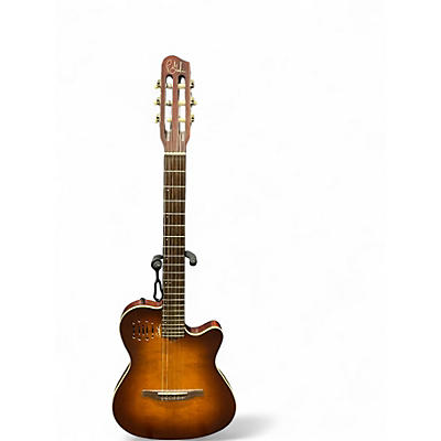 Used Godin Multiac Encore Nylon Burnt Umber Semi Gloss Classical Acoustic Guitar