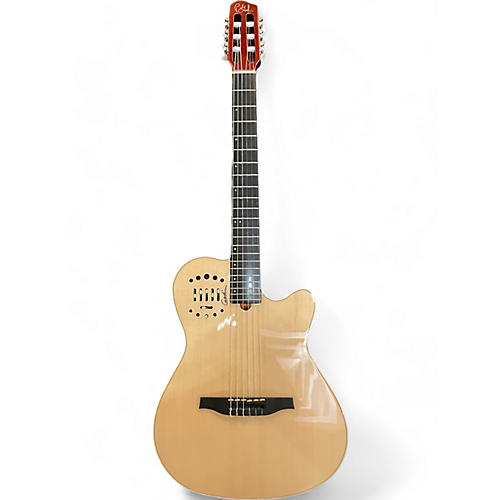 Godin Used Godin Multiac Grand Concert Deluxe Natural Classical Acoustic Electric Guitar Natural