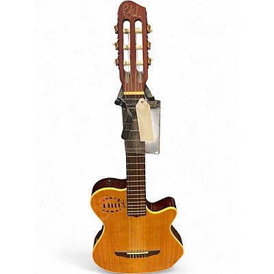 Used Godin Multiac Grand Concert Duet Natural Classical Acoustic Electric Guitar