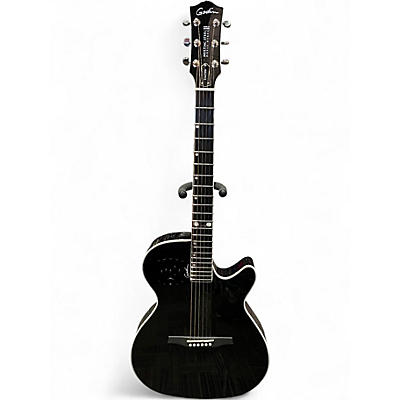 Used Godin Multiac Steel Black Acoustic Electric Guitar