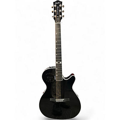 Used Godin Multiac Steel Doyle Dykes Black Acoustic Electric Guitar