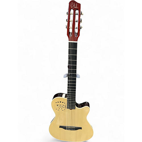 Used Godin Multiac deluxe Natural Classical Acoustic Electric Guitar Natural