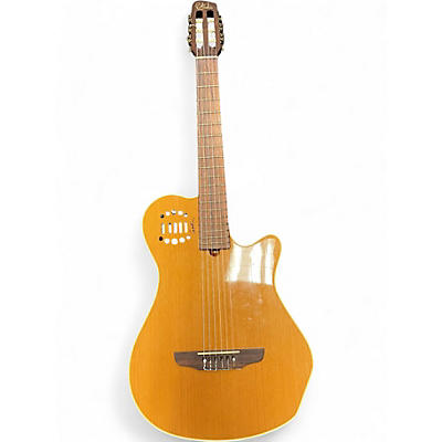 Used Godin Multiac grand concert duet Natural Classical Acoustic Electric Guitar