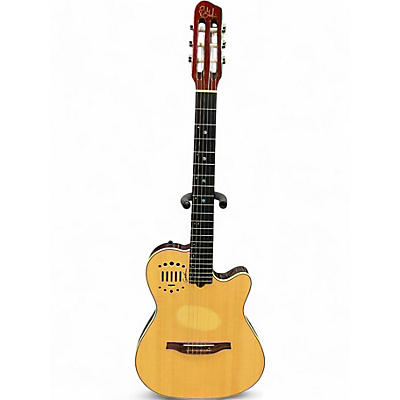 Used Godin Multilac Duet Ambiance Natural Classical Acoustic Electric Guitar