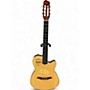 Used Godin Multilac Duet Ambiance Natural Classical Acoustic Electric Guitar Natural