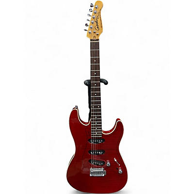 Used Godin Passion RG-3 Red Solid Body Electric Guitar