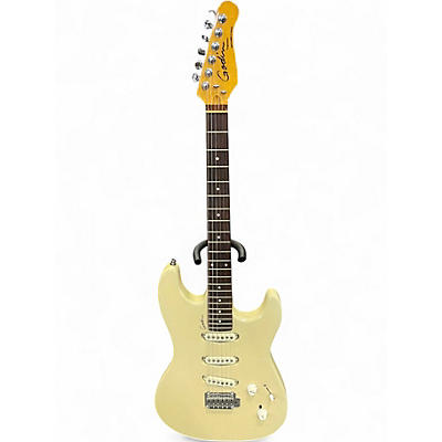 Used Godin Progression Transparent Cream Solid Body Electric Guitar