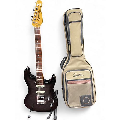 Used Godin Progressive Boutique Charcoal Solid Body Electric Guitar Charcoal