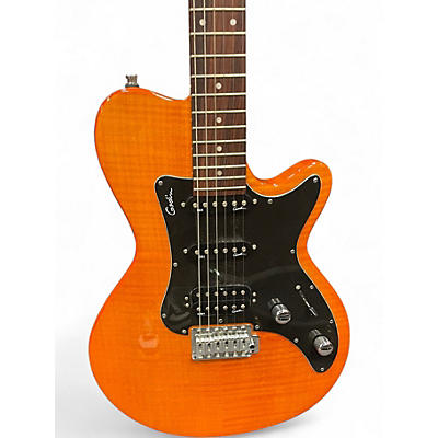 Used Godin SD22 Orange Solid Body Electric Guitar