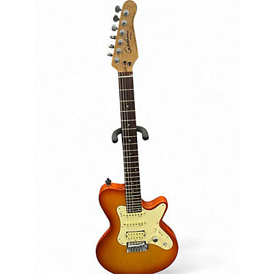 Used Godin SD24 2 Tone Sunburst Solid Body Electric Guitar