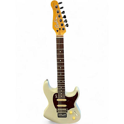 Used Godin Session R-HT Pro Off-White Blue Solid Body Electric Guitar