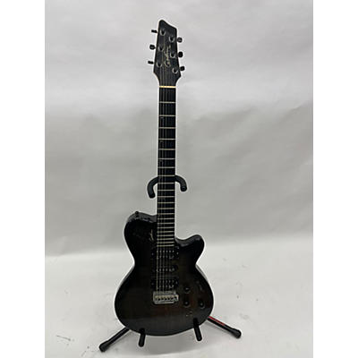 Used Godin StSA Trans Black Solid Body Electric Guitar