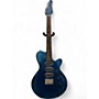 Used Godin TRIUMPH BLUE SPARKLE Solid Body Electric Guitar BLUE SPARKLE