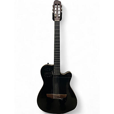 Used Godin acs slim multiac Black Classical Acoustic Electric Guitar