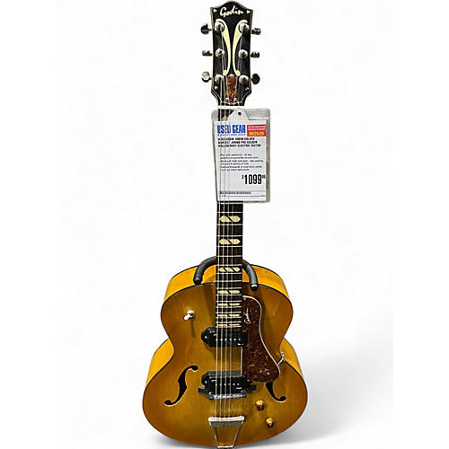 Used Godin  godin golden harvest jumbo p90 Golden  Hollow Body Electric Guitar Golden