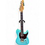 Used Godin stadium 59 coral blue Solid Body Electric Guitar coral blue