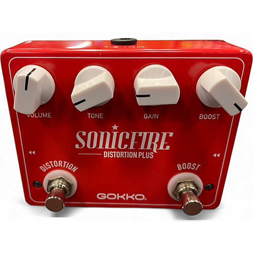 Used Gokko SONIC FIRE DISTORTION PLUS Effect Pedal