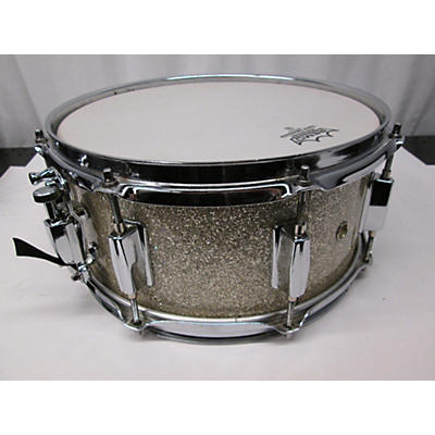 Used Gold Sparkle 6X12 Snare Drum Drum GOLD SPARKLE