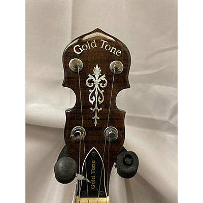 Gold Tone Used Gold Tone BANJO 250+ CLOSED BACK DARK BROWN Banjo