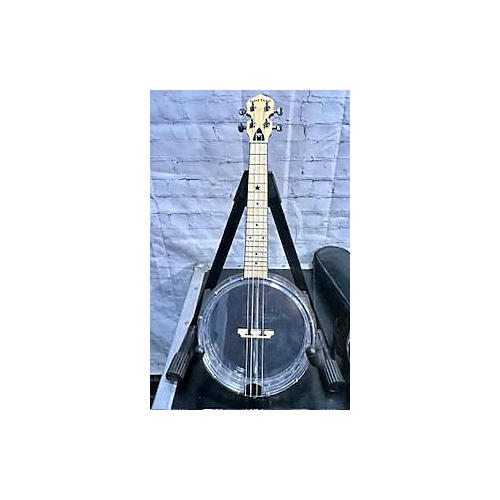 Gold Tone Used Gold Tone Diamond Clear Banjolele Clear