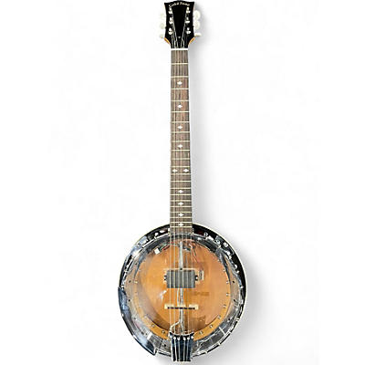 Used Gold Tone GT500 Banjitar 6 String Natural Banjo