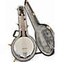Used Gold Tone GT500 Banjitar 6 String White Banjo White