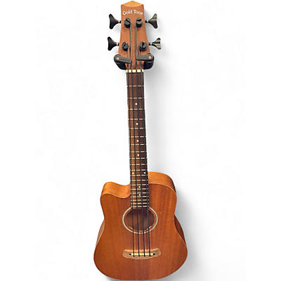 Used Gold Tone MicroBass Lefty Natural Acoustic Bass Guitar