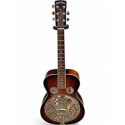 Used Gold Tone PBR Paul Beard Signature-Series Roundneck 2 Color Sunburst Resonator Guitar