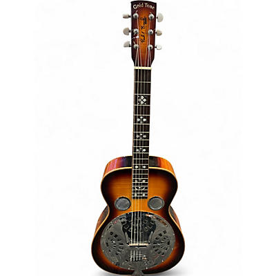 Used Gold Tone PBS-D Deluxe Paul Beard Signature Square Neck Resonator Sunburst Resonator Guitar