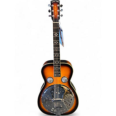 Used Gold Tone PBSD PAUL BEARD SQUARENECK Vintage Sunburst Resonator Guitar