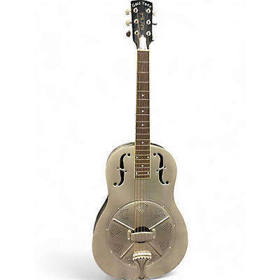 Gold Tone Used Gold Tone Paul Beard Resonator Silver Acoustic Guitar