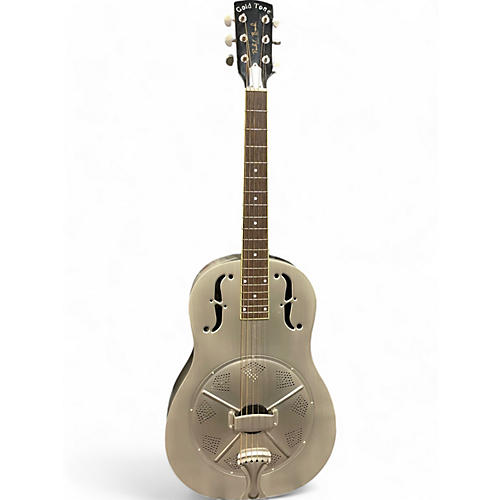 Gold Tone Used Gold Tone Paul Beard Resonator Silver Acoustic Guitar Silver